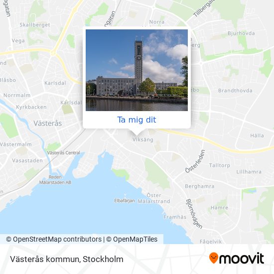 Västerås kommun karta