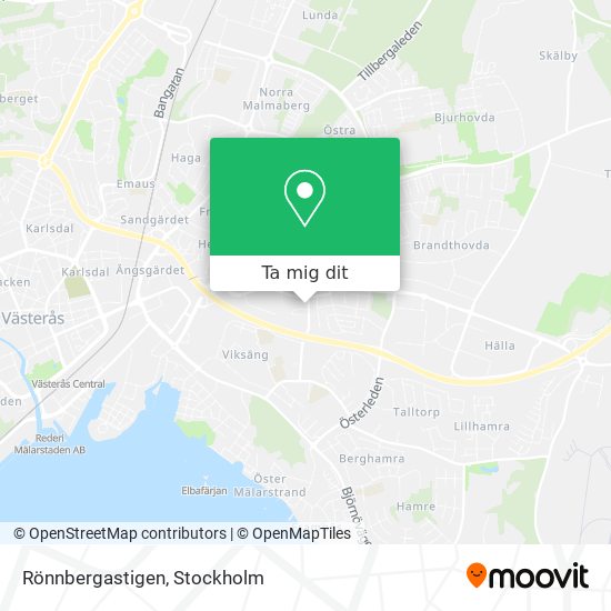 Rönnbergastigen karta