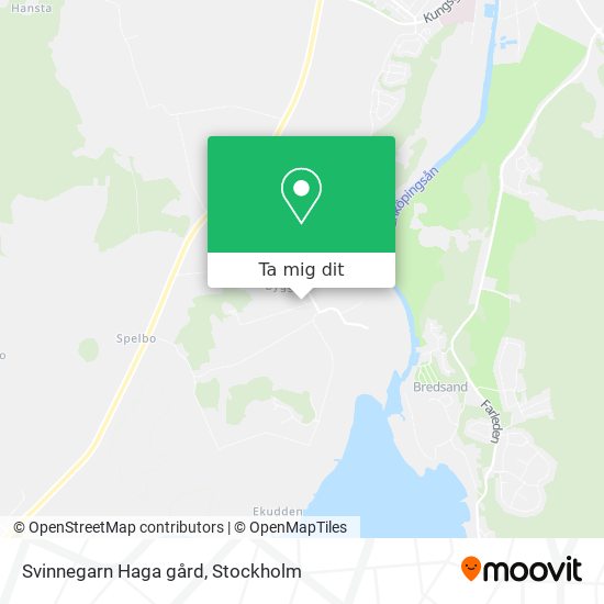 Svinnegarn Haga gård karta