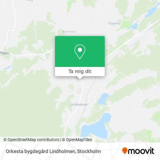 Orkesta bygdegård Lindholmen karta