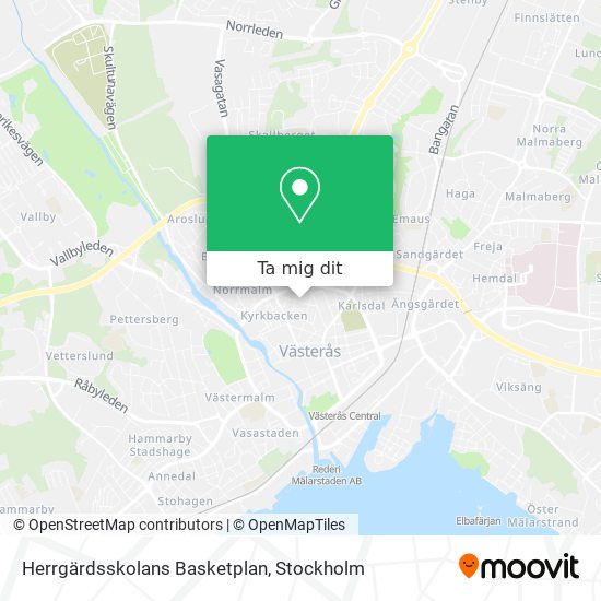 Herrgärdsskolans Basketplan karta