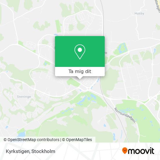 Kyrkstigen karta