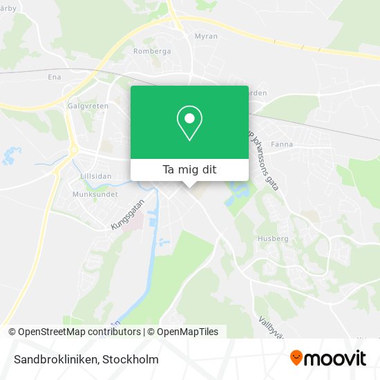 Sandbrokliniken karta