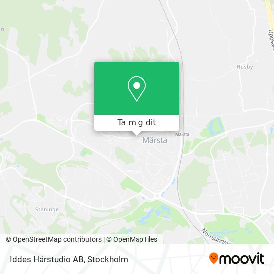Iddes Hårstudio AB karta
