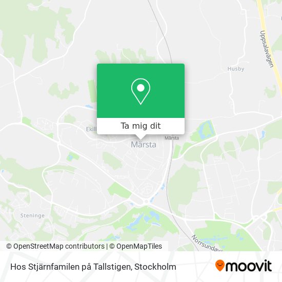 Hos Stjärnfamilen på Tallstigen karta