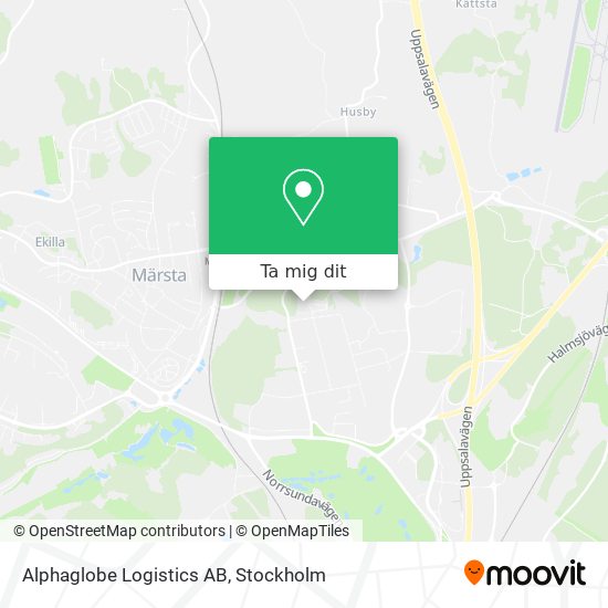 Alphaglobe Logistics AB karta