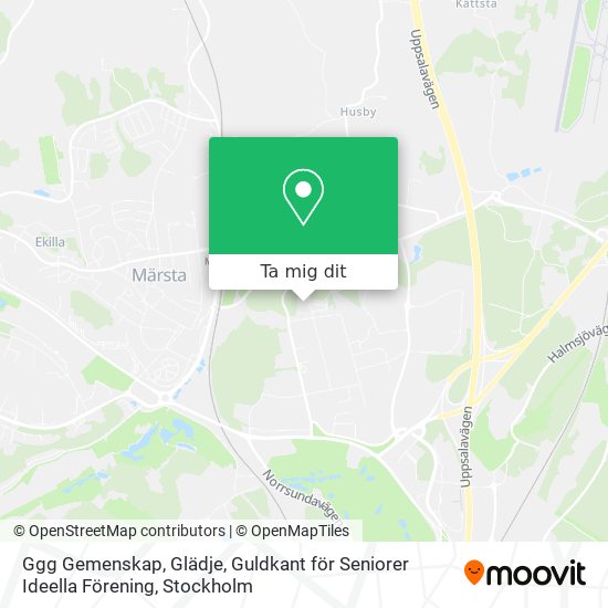 Ggg Gemenskap, Glädje, Guldkant för Seniorer Ideella Förening karta