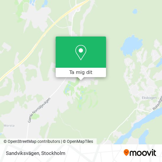 Sandviksvägen karta