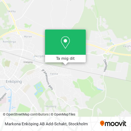Markona Enköping AB Add-Schakt karta