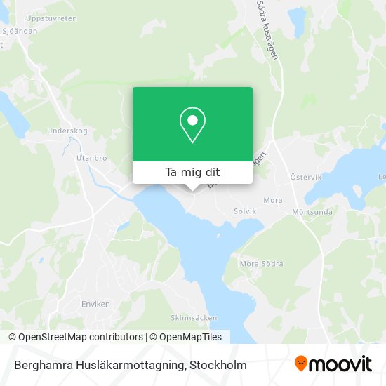 Berghamra Husläkarmottagning karta