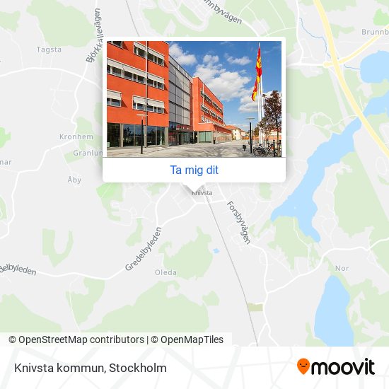 Knivsta kommun karta