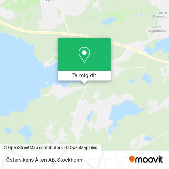 Östervikens Åkeri AB karta