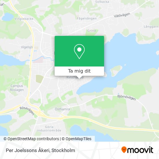 Per Joelssons Åkeri karta