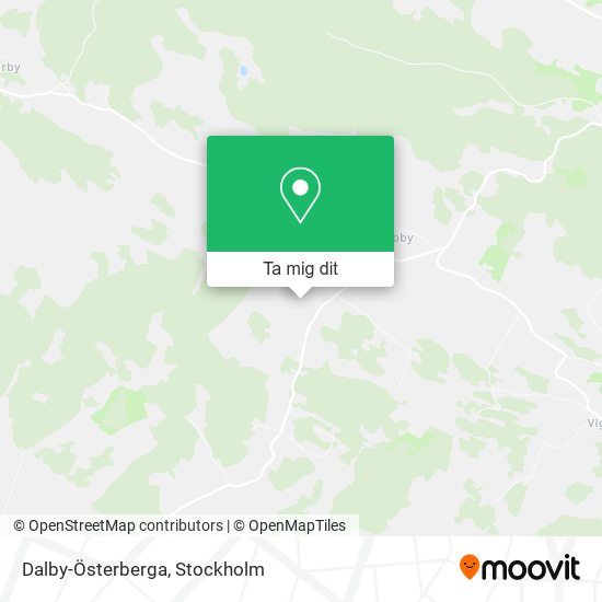Dalby-Österberga karta