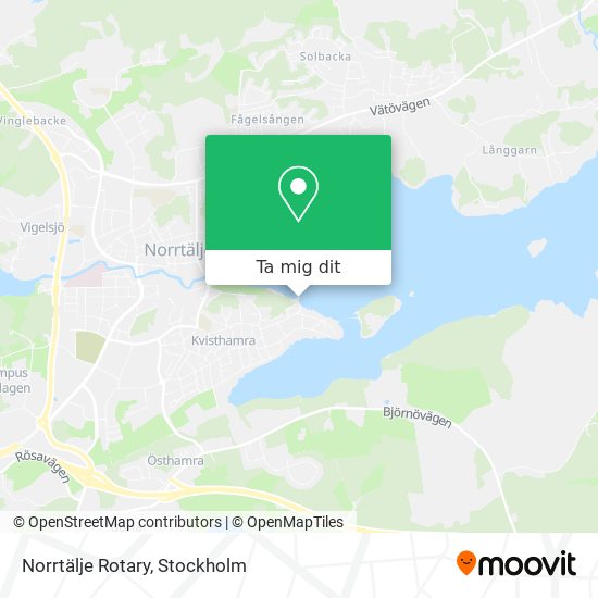 Norrtälje Rotary karta