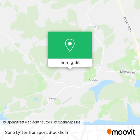 Sonö Lyft & Transport karta