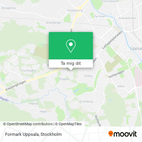 Formark Uppsala karta