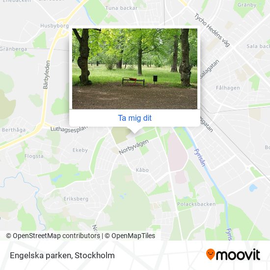 Engelska parken karta