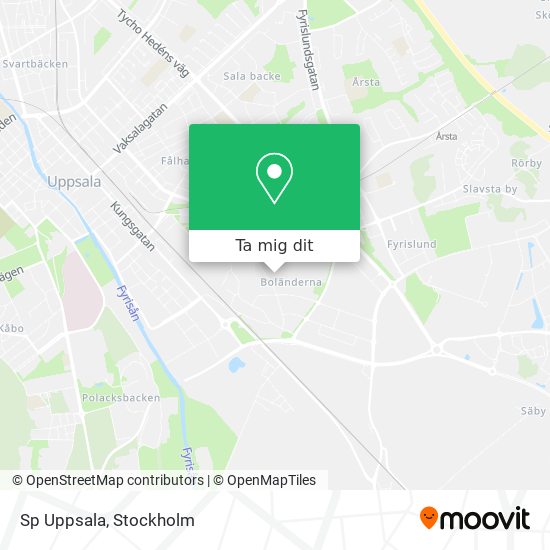 Sp Uppsala karta