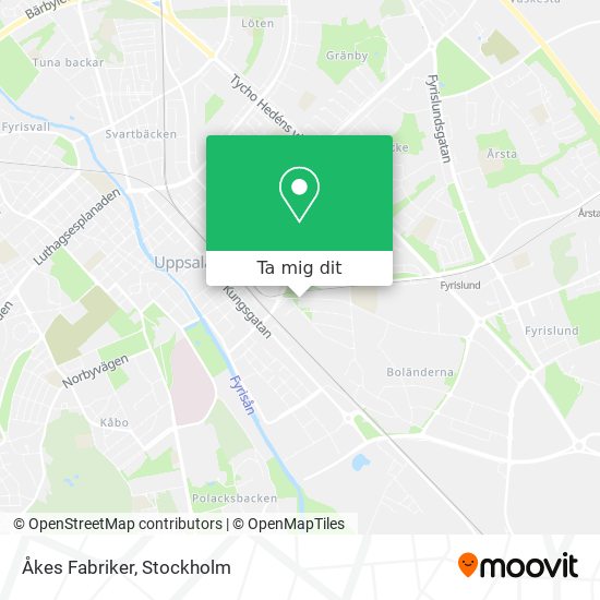 Åkes Fabriker karta