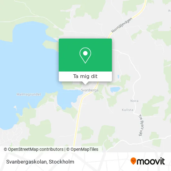 Svanbergaskolan karta