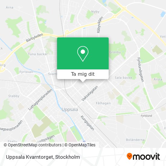 Uppsala Kvarntorget karta