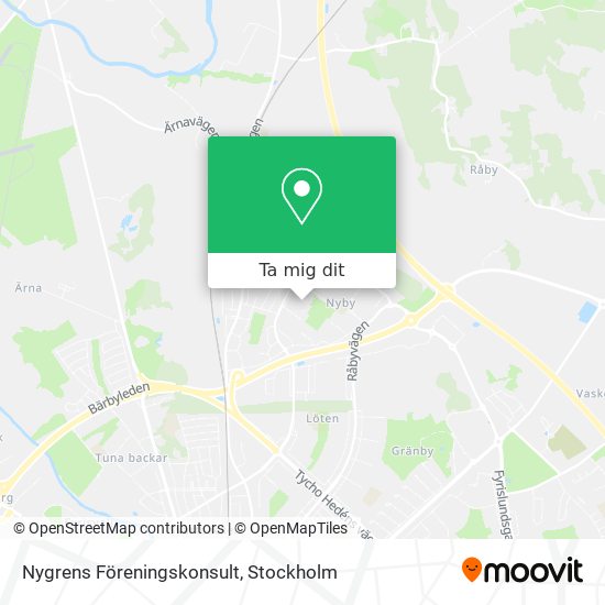 Nygrens Föreningskonsult karta