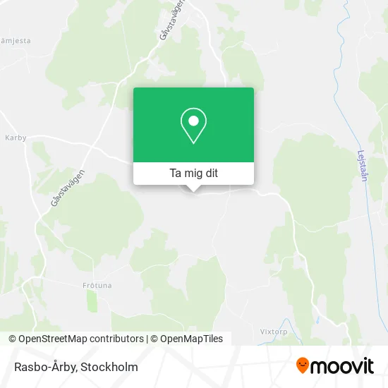 Rasbo-Årby karta