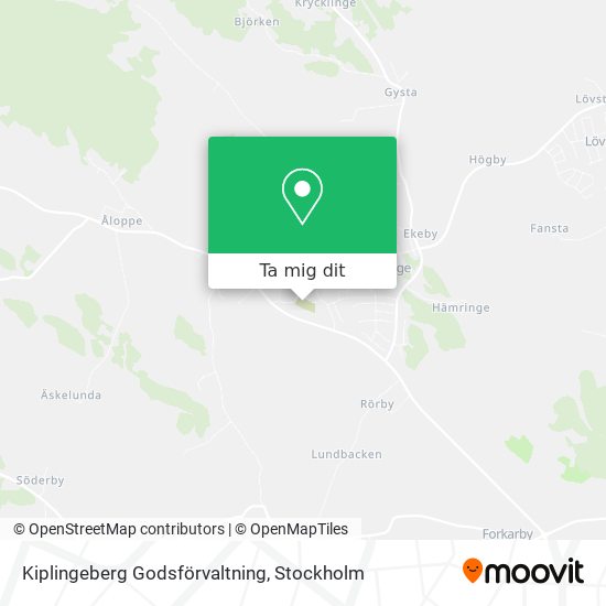 Kiplingeberg Godsförvaltning karta