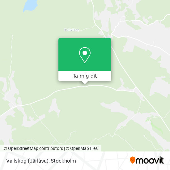 Vallskog (Järlåsa) karta