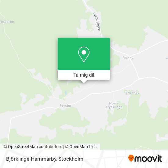 Björklinge-Hammarby karta