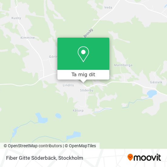 Fiber Gitte Söderbäck karta