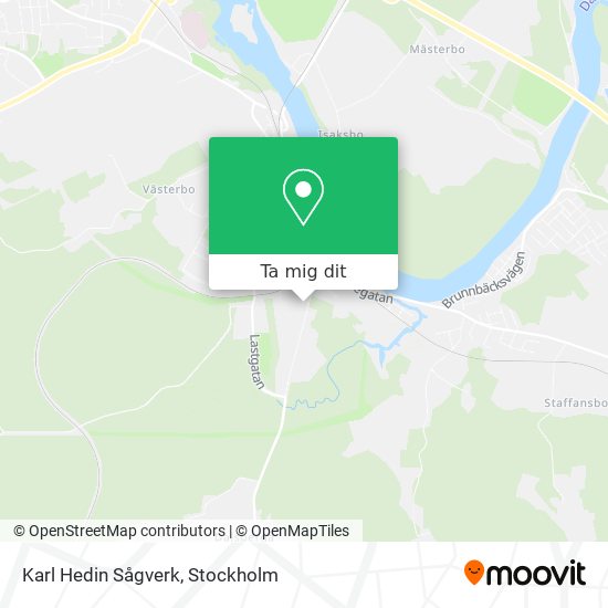 Karl Hedin Sågverk karta
