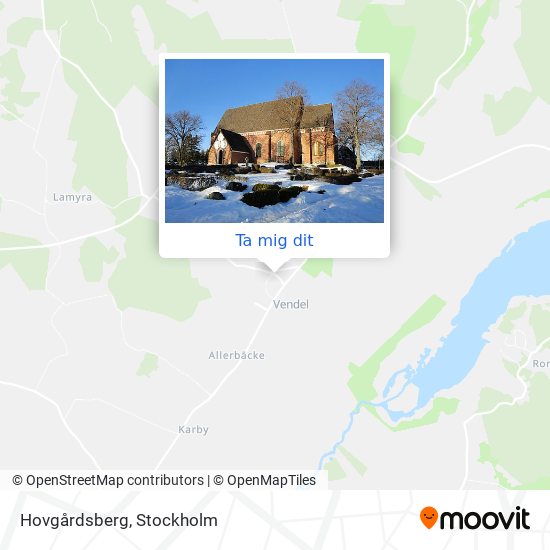 Hovgårdsberg karta