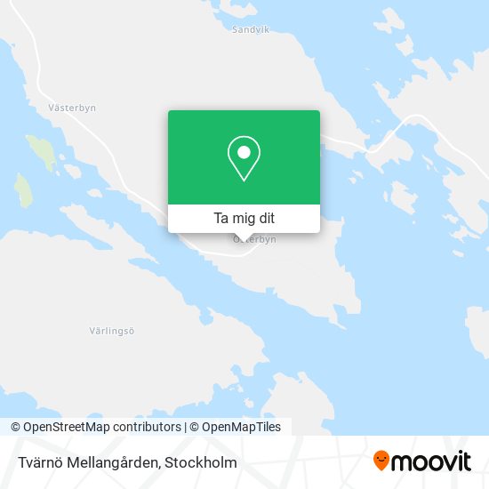 Tvärnö Mellangården karta