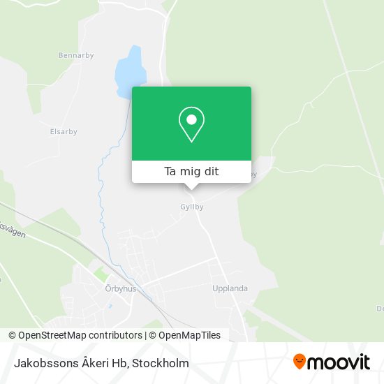 Jakobssons Åkeri Hb karta