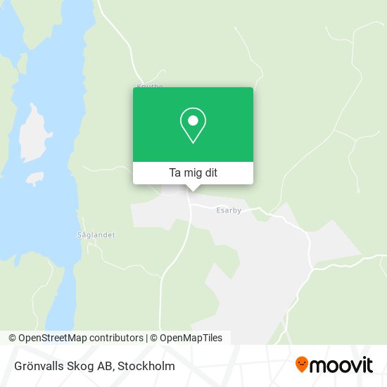 Grönvalls Skog AB karta