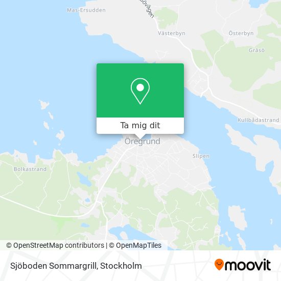 Sjöboden Sommargrill karta