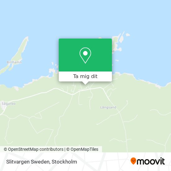 Slitvargen Sweden karta