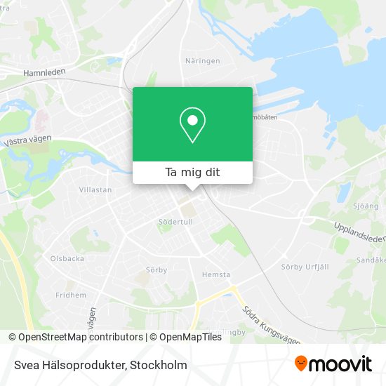 Svea Hälsoprodukter karta