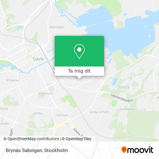 Brynäs Salongen karta