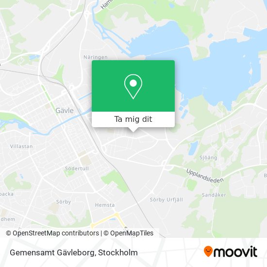 Gemensamt Gävleborg karta