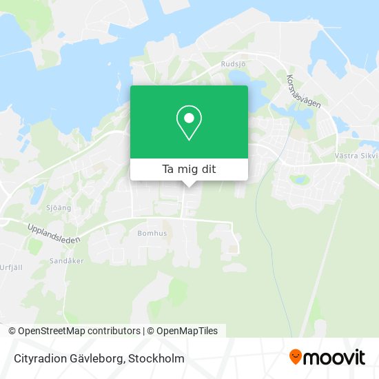 Cityradion Gävleborg karta