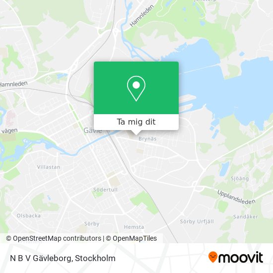 N B V Gävleborg karta