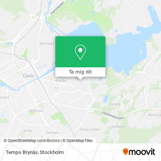 Tempo Brynäs karta
