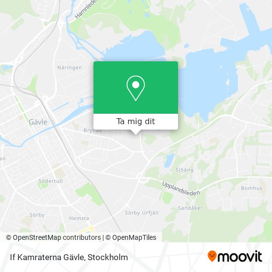 If Kamraterna Gävle karta