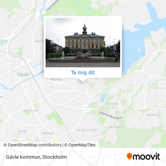 Gävle kommun karta