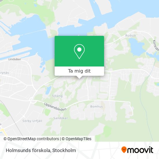 Holmsunds förskola karta