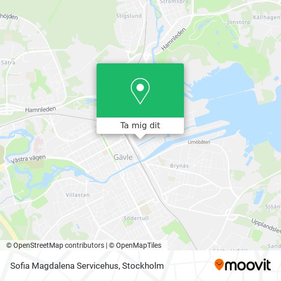 Sofia Magdalena Servicehus karta
