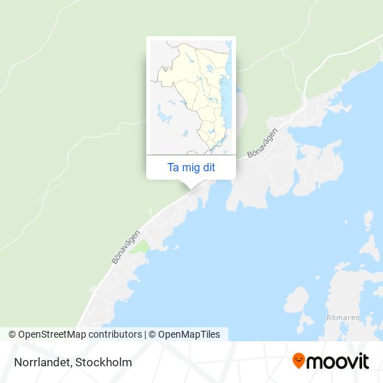 Norrlandet karta